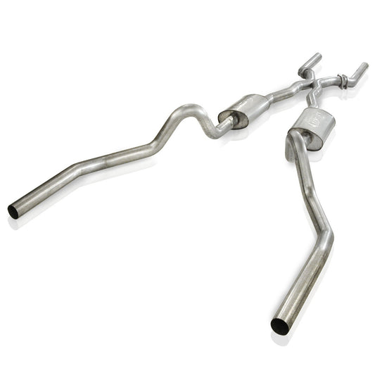 Stainless Works 3" Catback Dual Chambered Mufflers X-Pipe Performance Connect