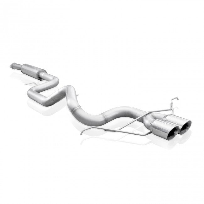 Stainless Works Catback Vintage Round Muffler Round Tips Factory Connect