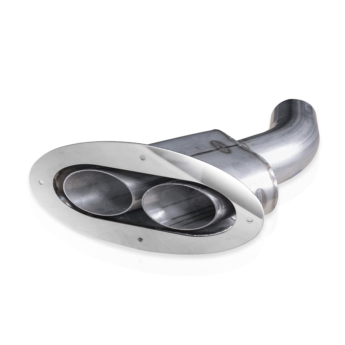 Stainless Works Thru Body Big Oval Tip 3" Inlet