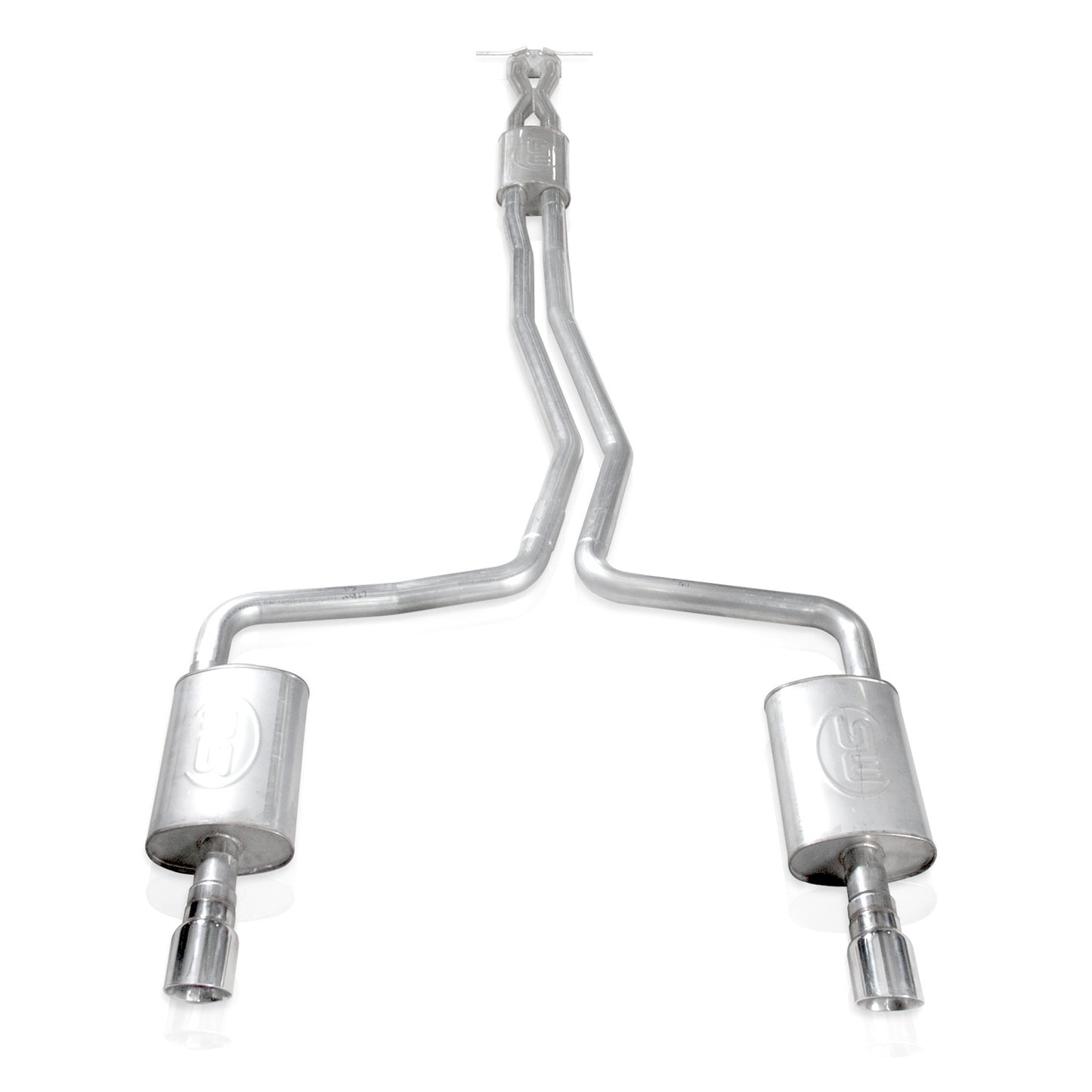 Stainless Works Ecoboost Dual Turbo Chambered Mufflers Fatory Connect