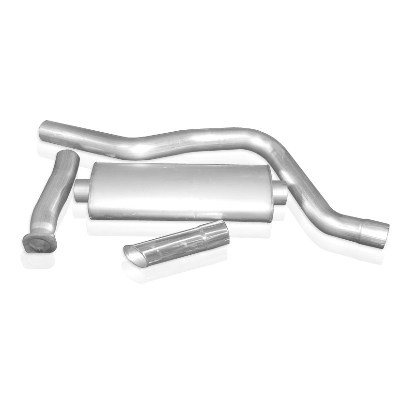 Stainless Works Catback S-Tube Turbo Muffler Factory Connect