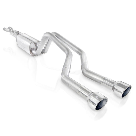 Stainless Works Dual Turbo Chambered Mufflers Center Exit X-Pipe Factory Connect
