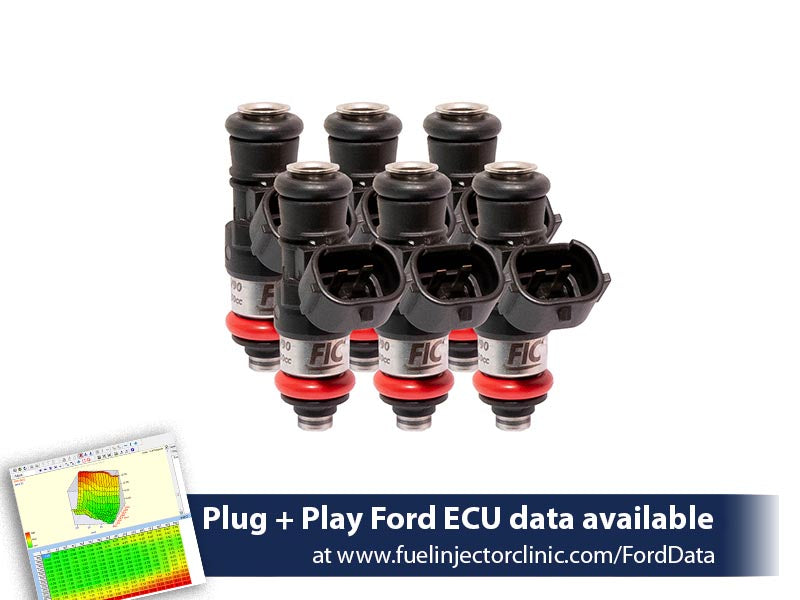 2150cc (200 lbs/hr at 43.5 PSI fuel pressure) FIC Fuel Injector Clinic Injector Set for Ford Raptor (2010-2014) Injector Sets
