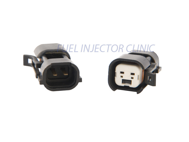 Set of 8 US Car/EV6 Hard (female) to Denso (male) injector plug adaptors