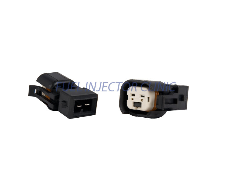 Set of 6 US Car/EV6 (female) to Jetronic/EV1 Adapter (male) injector plug adaptors