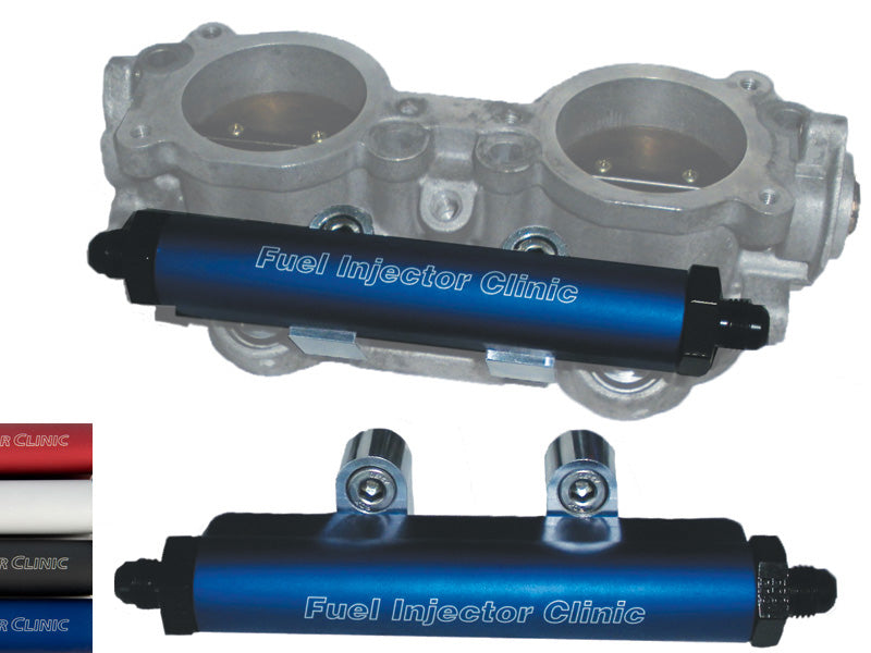 Subaru STi ('04 -'06) OR Legacy GT ('05-'06) Top Feed Conversion Fuel Rails With -6 Fittings