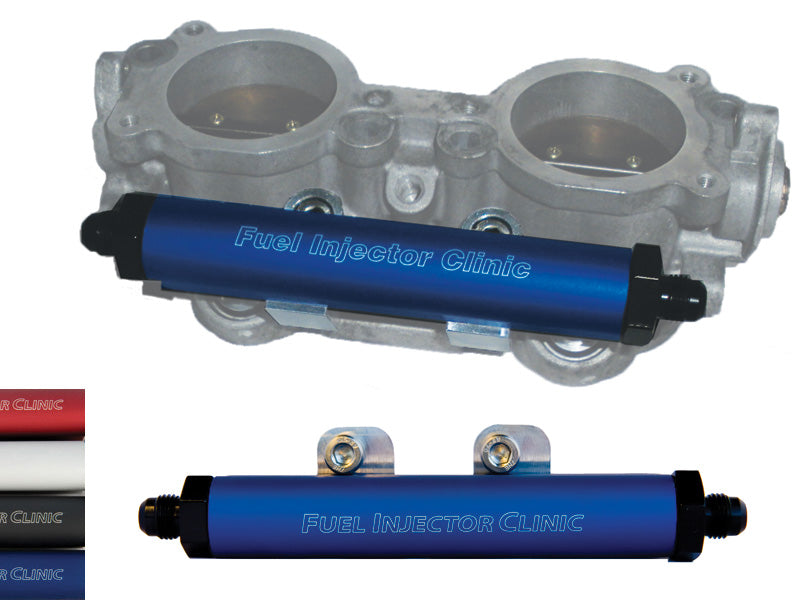 Subaru WRX ('02-'14) and STi ('07+) Fuel Rails With -8 Inlet & -6 Return Fittings