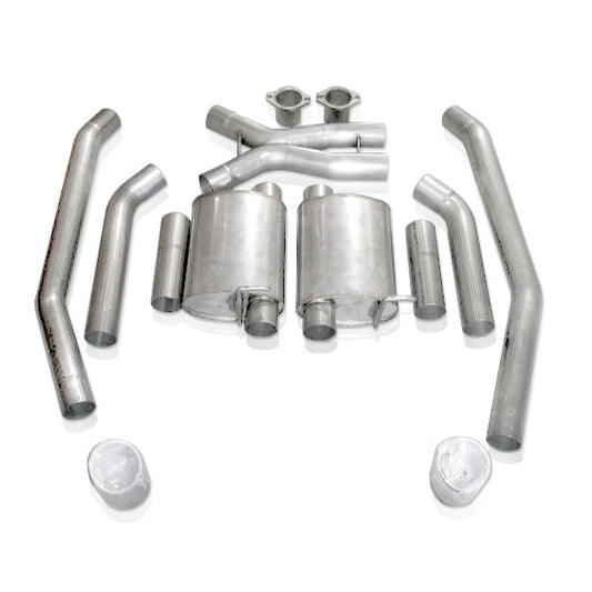 Stainless Works Catback Dual Turbo Chambered Mufflers Factory Connect