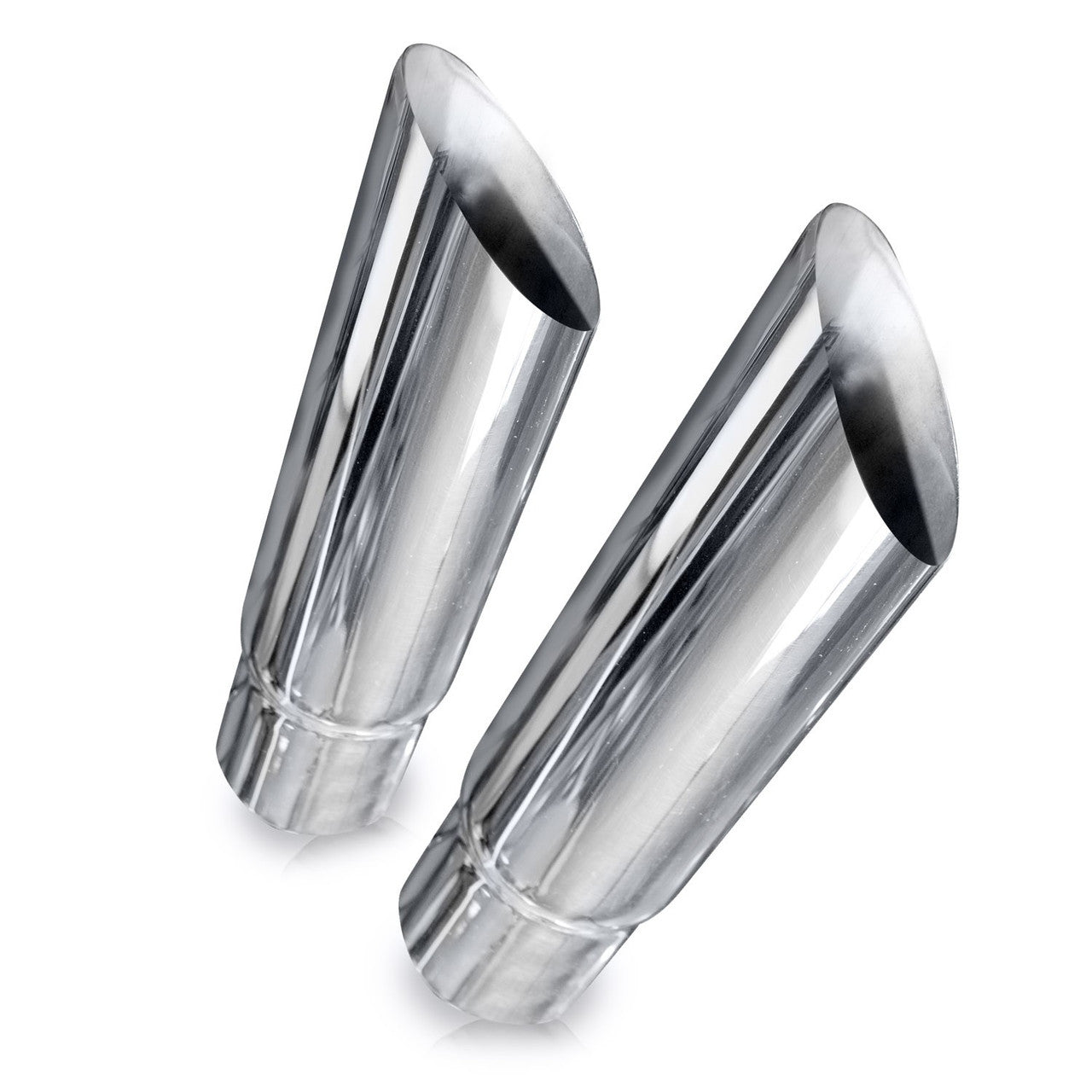 Stainless Works Slash Cut Tips 2" Inlet