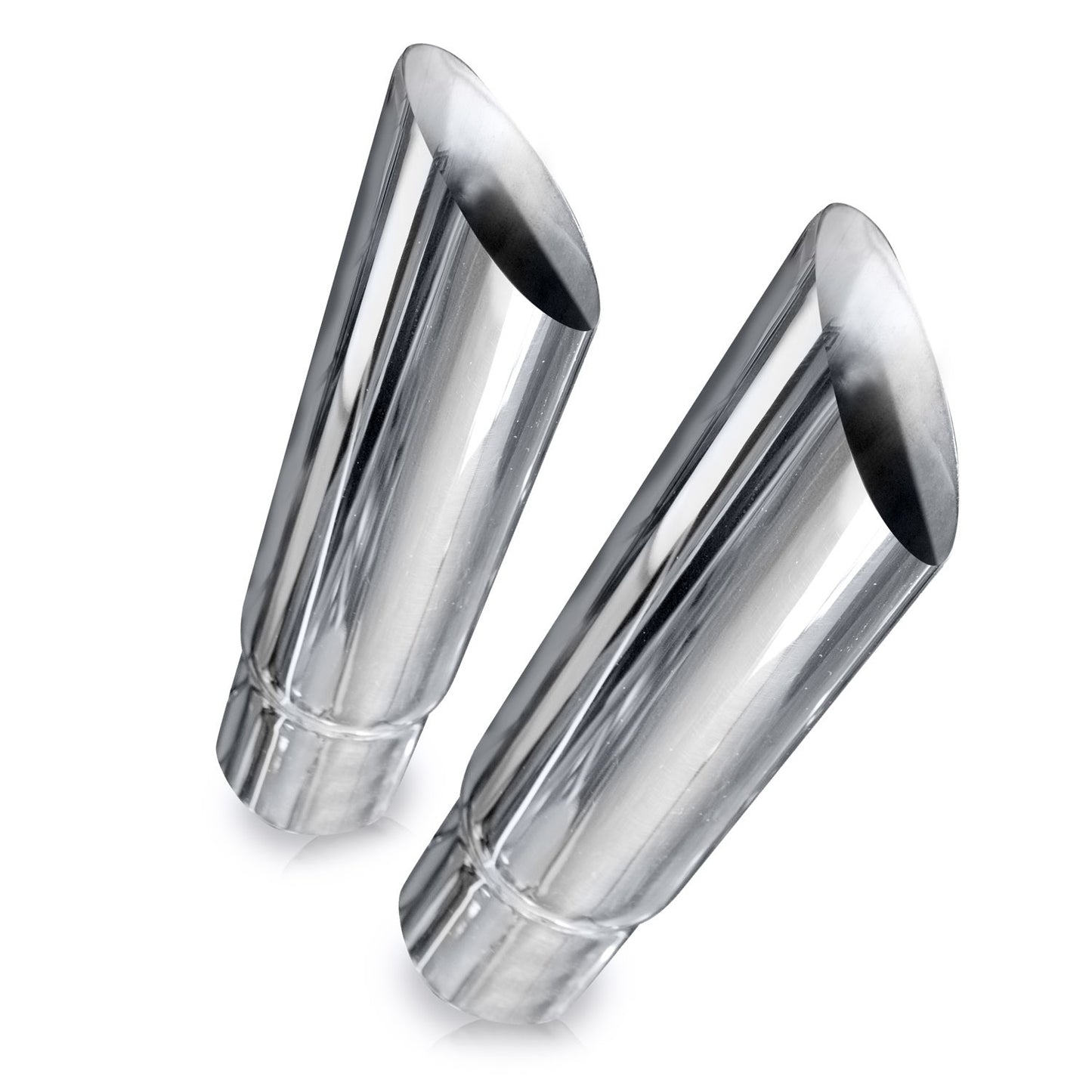 Stainless Works Slash Cut Tips 2-1/4" Inlet