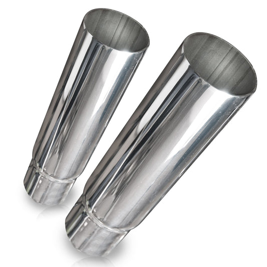 Stainless Works Straight Cut Tips 2" Inlet