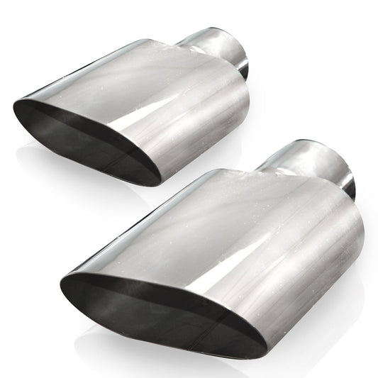 Stainless Works Big Oval Tips 3" Inlet
