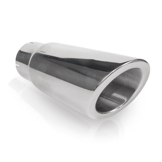 Stainless Works Double Wall Slash Cut Tip 3" Body 9" Length 3" Inlet