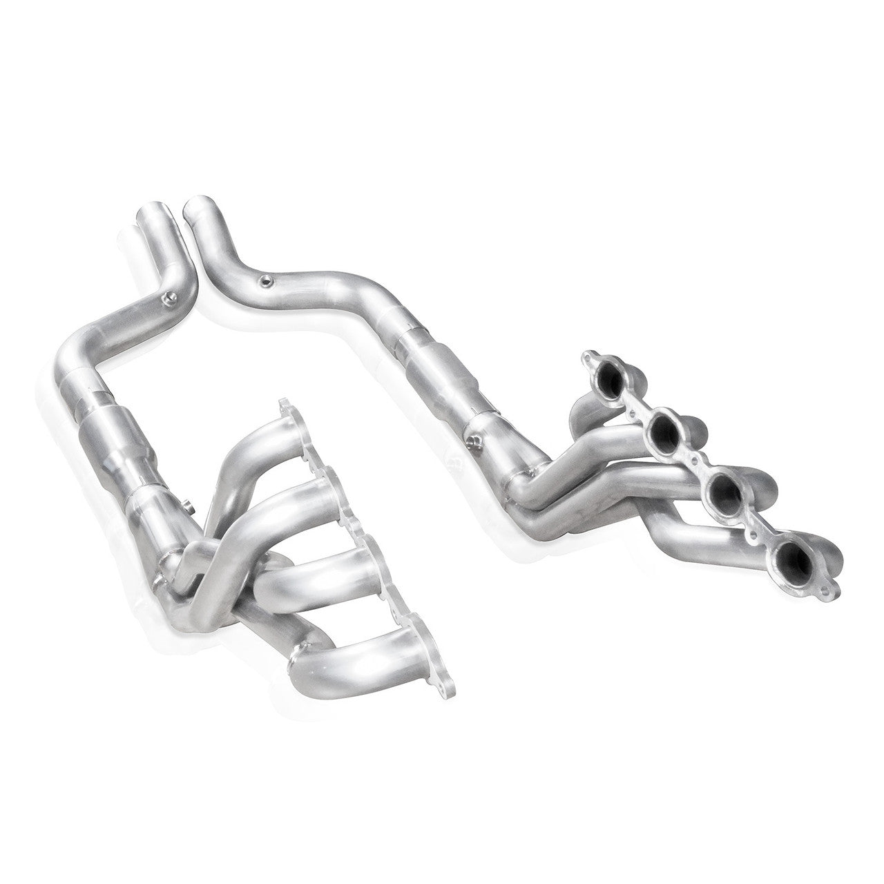 Stainless Works Headers 1-7/8" Pri. X-Pipe Catted, Valve Delete Factory Connect