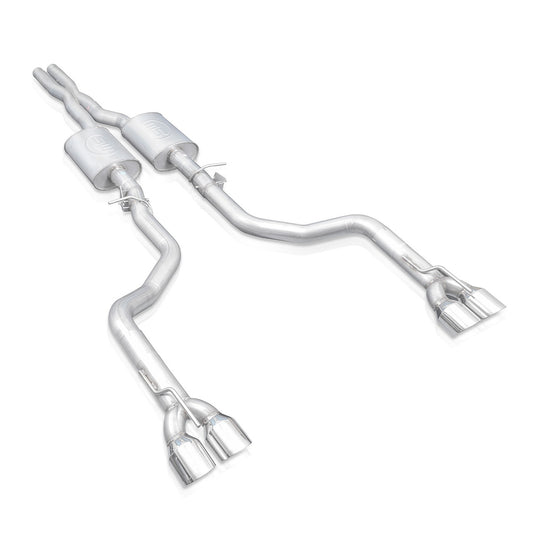 Stainless Works Catback Exhaust Legend Edition Quad Tips