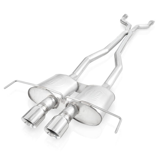 Stainless Works Coupe Catback Dual Turbo S-Tube Mufflers Factory Connect