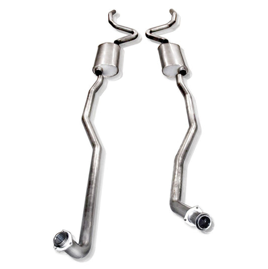 Stainless Works SBC Dual Turbo Chambered Mufflers Factory Connect