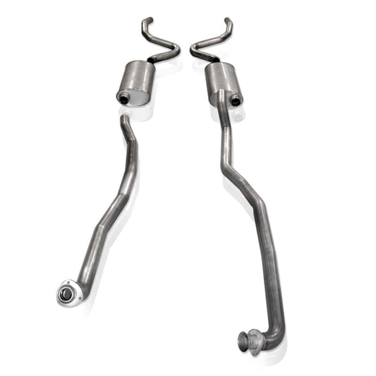 Stainless Works BBC Dual Turbo Chambered Mufflers Factory Connect