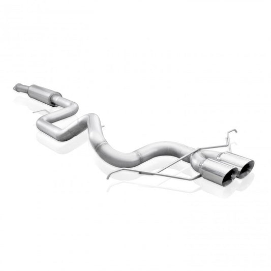 Stainless Works Catback Vintage Round Muffler Round Tips Factory Connect