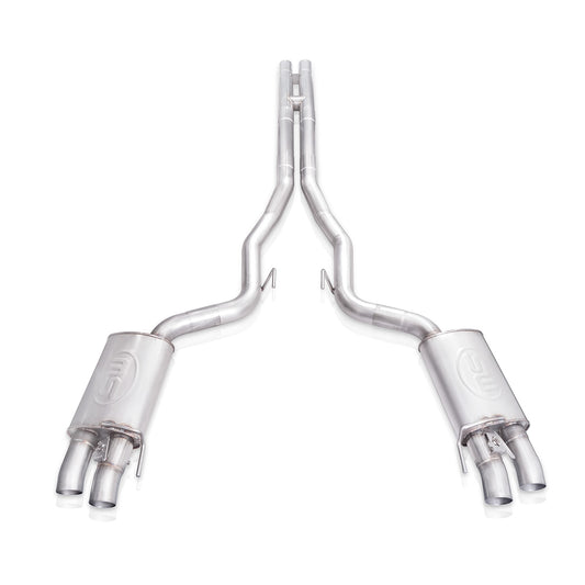 Stainless Works Legend Catback H-pipe Crossover w/NPP Valve Performance Connect