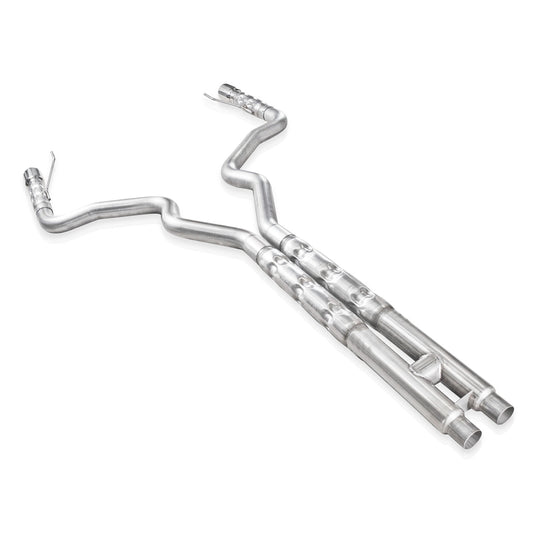 Stainless Works Catback Dual Retro 3" Core Rounds H-Pipe Factory Connect