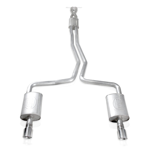 Stainless Works Ecoboost Dual Turbo Chambered Mufflers Fatory Connect