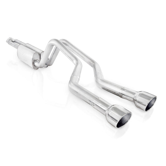 Stainless Works Dual Turbo Chambered Mufflers Center Exit Y-Pipe Factory Connect