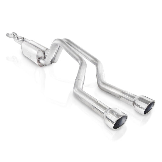 Stainless Works Dual Turbo S-Tube Mufflers Center Exit X-Pipe Factory Connect