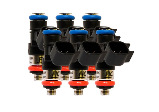 540cc (60 lbs/hr at OE 58 PSI fuel pressure) FIC Fuel Injector Clinic Injector Set for Jeep 3.6L V6 engines (High-Z)