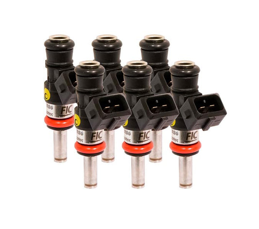 1200cc (130 lbs/hr at OE 58 PSI fuel pressure) FIC Fuel Injector Clinic Injector Set for Jeep 3.6L V6 engines (High-Z)