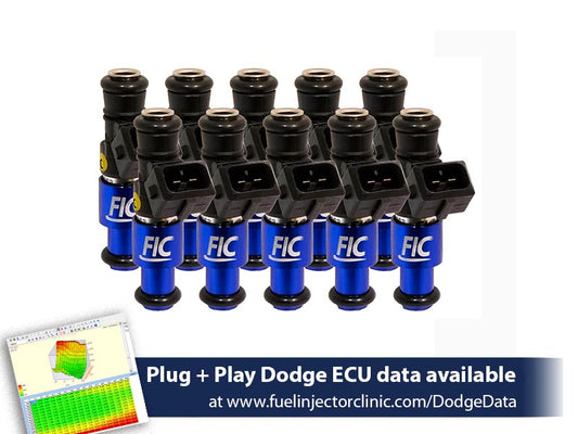 1200cc (Previously 1100cc) FIC Fuel Injector Clinic Injector Set for Dodge Viper ZB2 ('08-'10) VX1 ('13-'17)