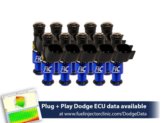 1440cc FIC Fuel Injector Clinic Injector Set for Dodge Viper ZB2 ('08-'10) VX1 ('13-'17)