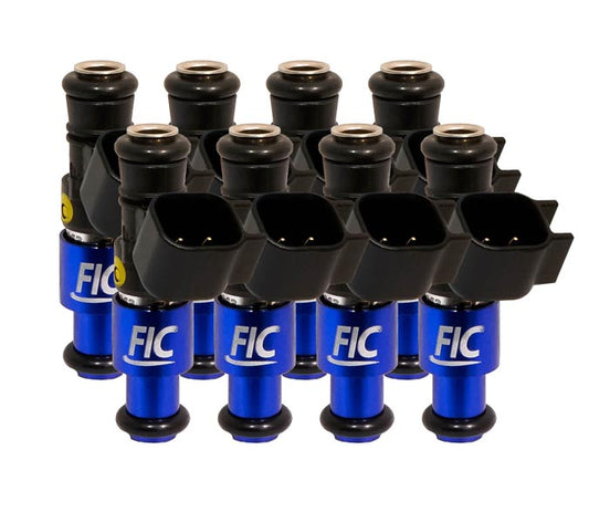 1440cc (160 lbs/hr at OE 58 PSI fuel pressure) FIC Fuel Injector Clinic Injector Set for 4.8/5.3/6.0 Truck Motors ('99-'06) (High-Z)
