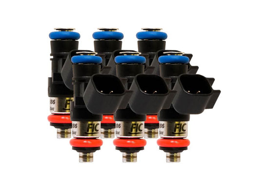 1650cc (180 lbs/hr at OE 58 PSI fuel pressure) FIC Fuel Injector Clinic Injector Set for Jeep 3.6L V6 engines (High-Z)