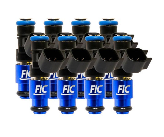 1650cc (160 lbs/hr at 43.5 PSI fuel pressure) FIC Fuel Injector Clinic Injector Set for Ford Shelby GT500 (2007-2014) / Ford GT40 (2005-2006)(High-Z)