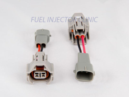 Set of 6 Denso (female) to Toyota (male) injector plug adaptors
