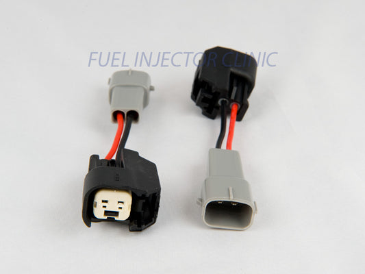Set of 6 US Car/EV6 (female) to Toyota (male) injector plug adaptors